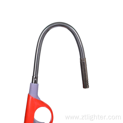 Utility refillable gas lighter Flexible tube BBQ lighter Fireplace lighter